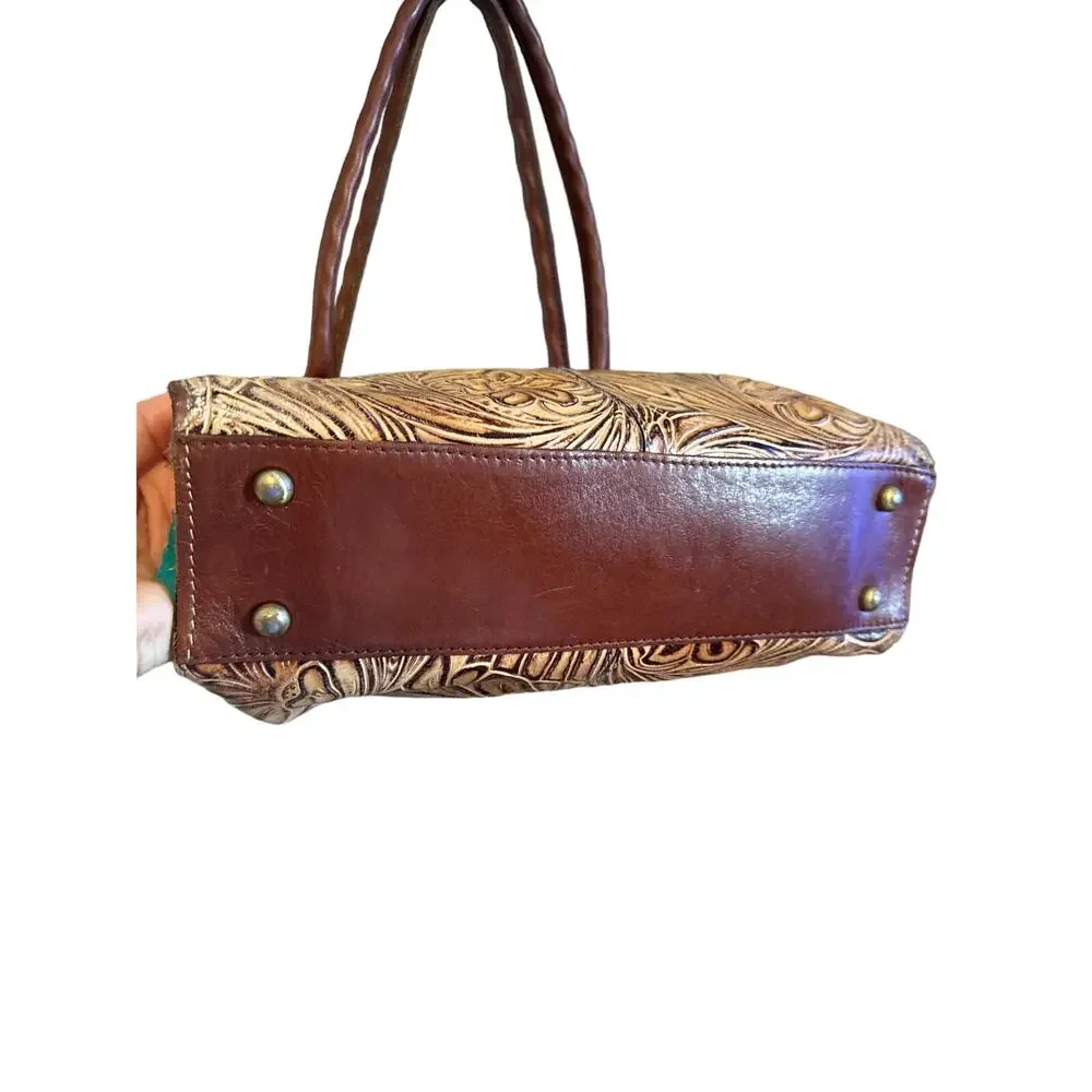 Patricia Nash Rienzo Satchel Tobacco Fields